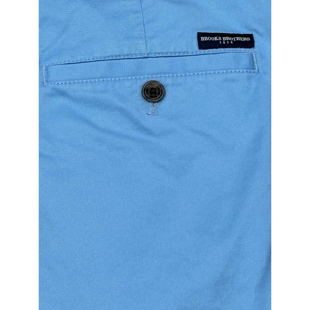 Brooks Brothers Light Blue Chino Golf Shorts Men's W40 Flat Front Casual‎ Resort - Picture 5 of 13